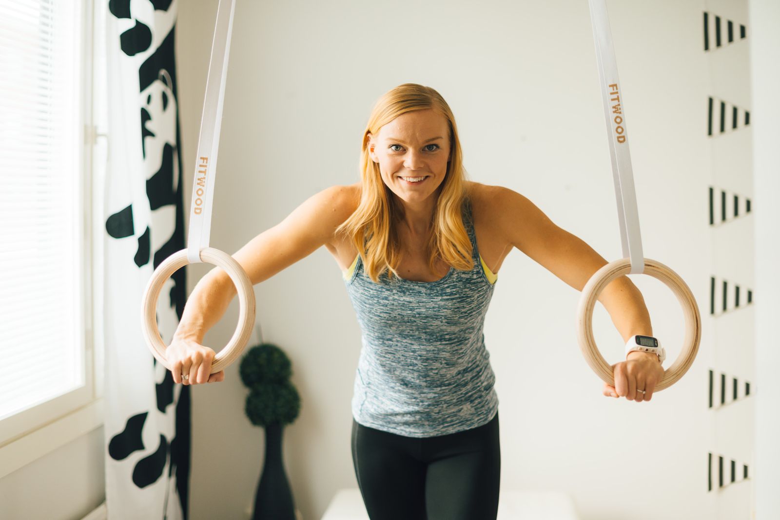 FitWood ULPU Gymnastikringe Træ-overflade Strop, billede 2 hos ActiveNordic