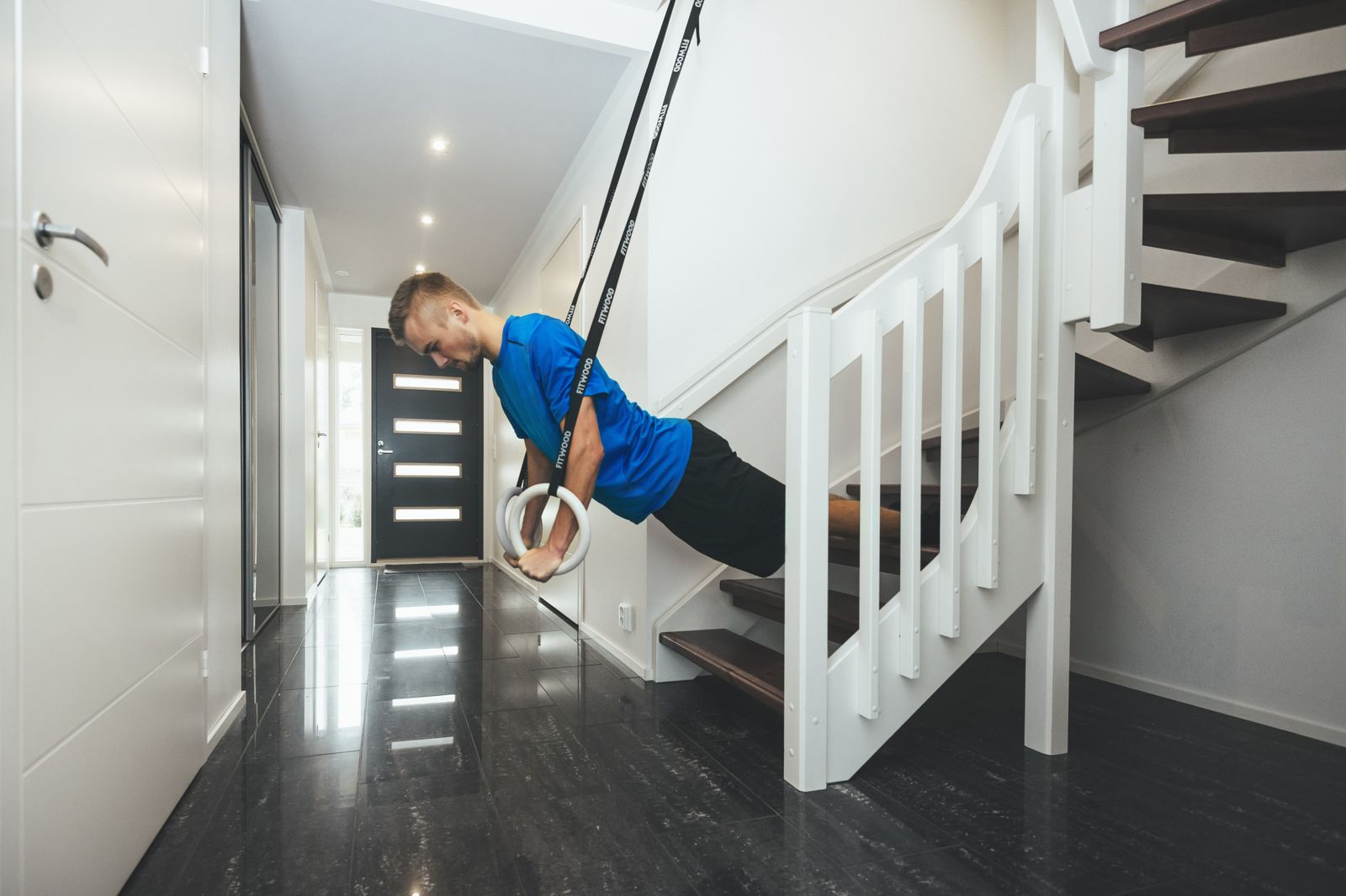FitWood ULPU Gymnastikringe Glazing-overflade Strop, billede 3 hos ActiveNordic