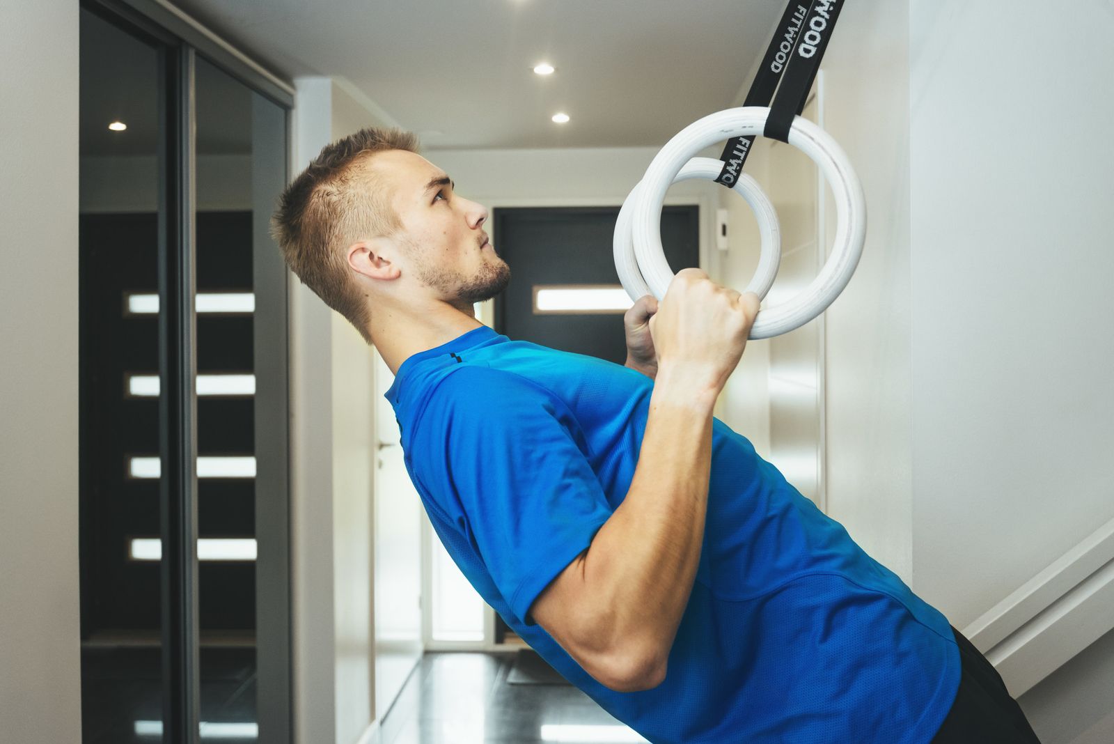 FitWood ULPU Gymnastikringe Glazing-overflade Strop, billede 4 hos ActiveNordic