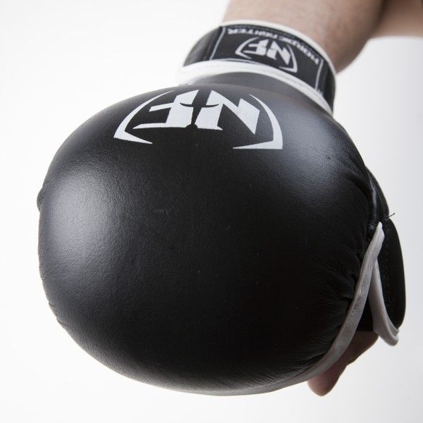 Nordic Fighter MMA Handsker Shooto Gloves Pro White Ægte Læder – Kampsport, billede 14 hos ActiveNordic
