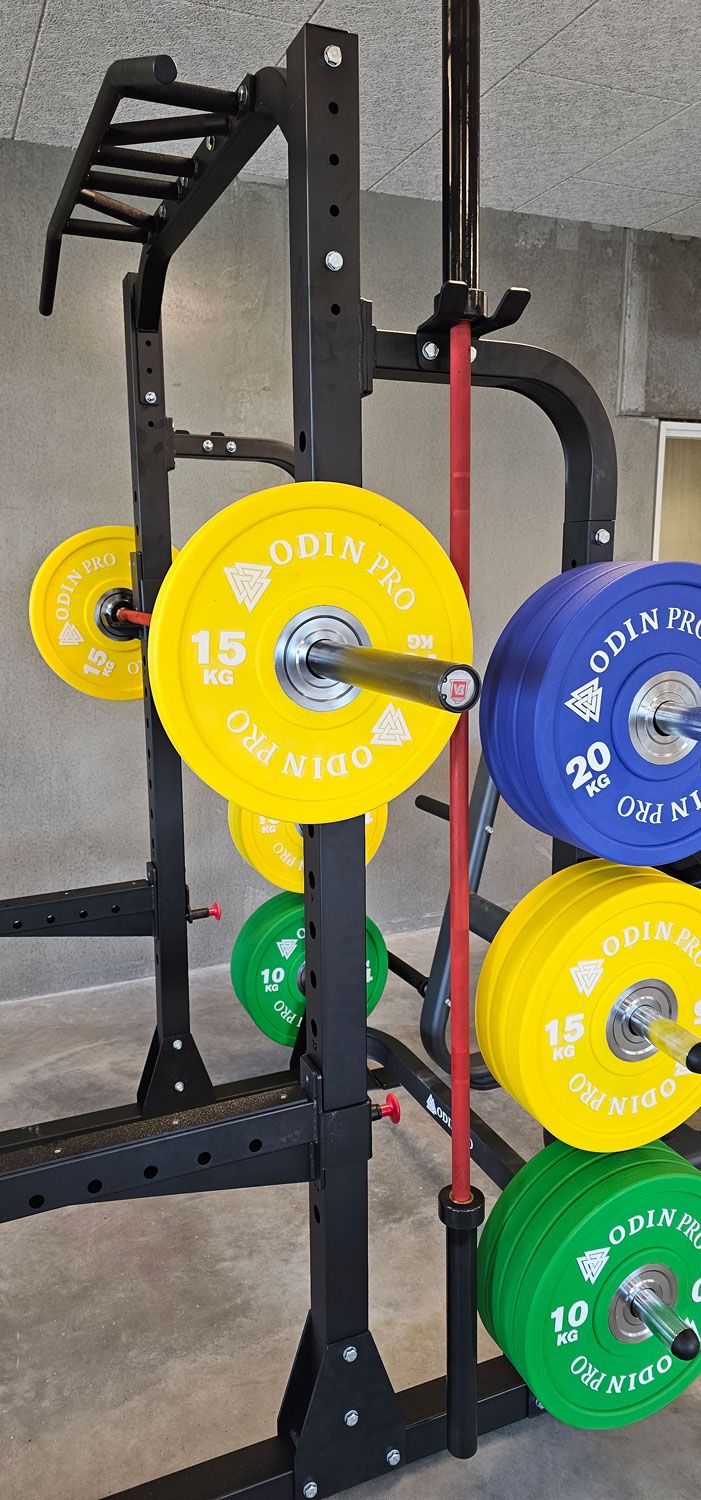 Odin Olympic Vægtstang 220 cm, 20kg, 50mm, GOLD, billede 3 hos ActiveNordic
