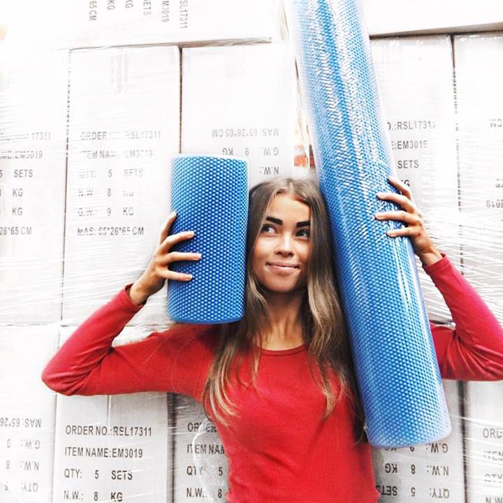 Odin Foam Roller Nubret Medium Hård 60cm – Foamroller / massagerulle, billede 2 hos ActiveNordic