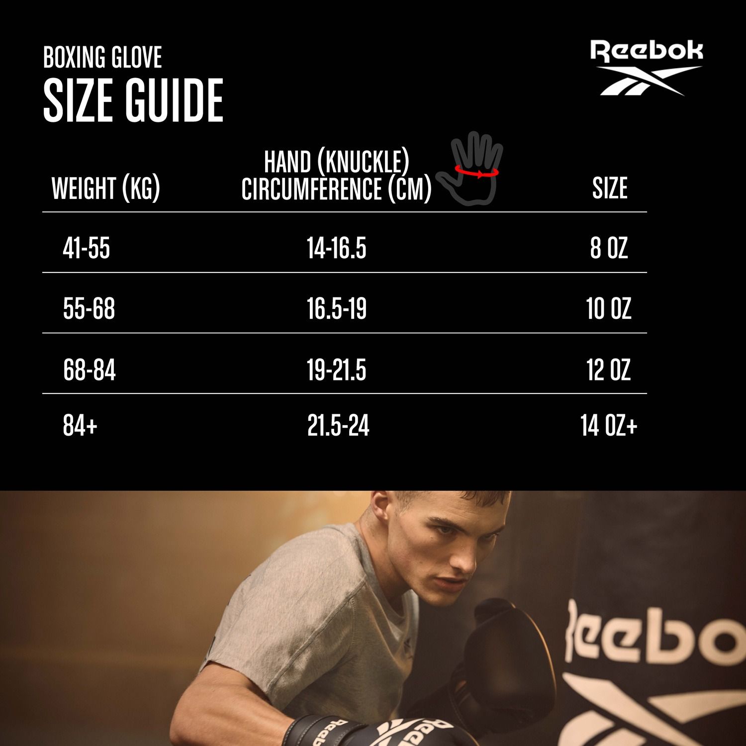 Reebok Boksehandsker Begynder 10 oz – Kampsport, billede 2 hos ActiveNordic