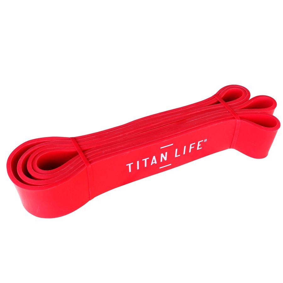 Bande De Fitness Kintex 25 M - Rouge - Résistance 0.7 à 3.2 Kg - Pour Yoga, Pilates, Musculation